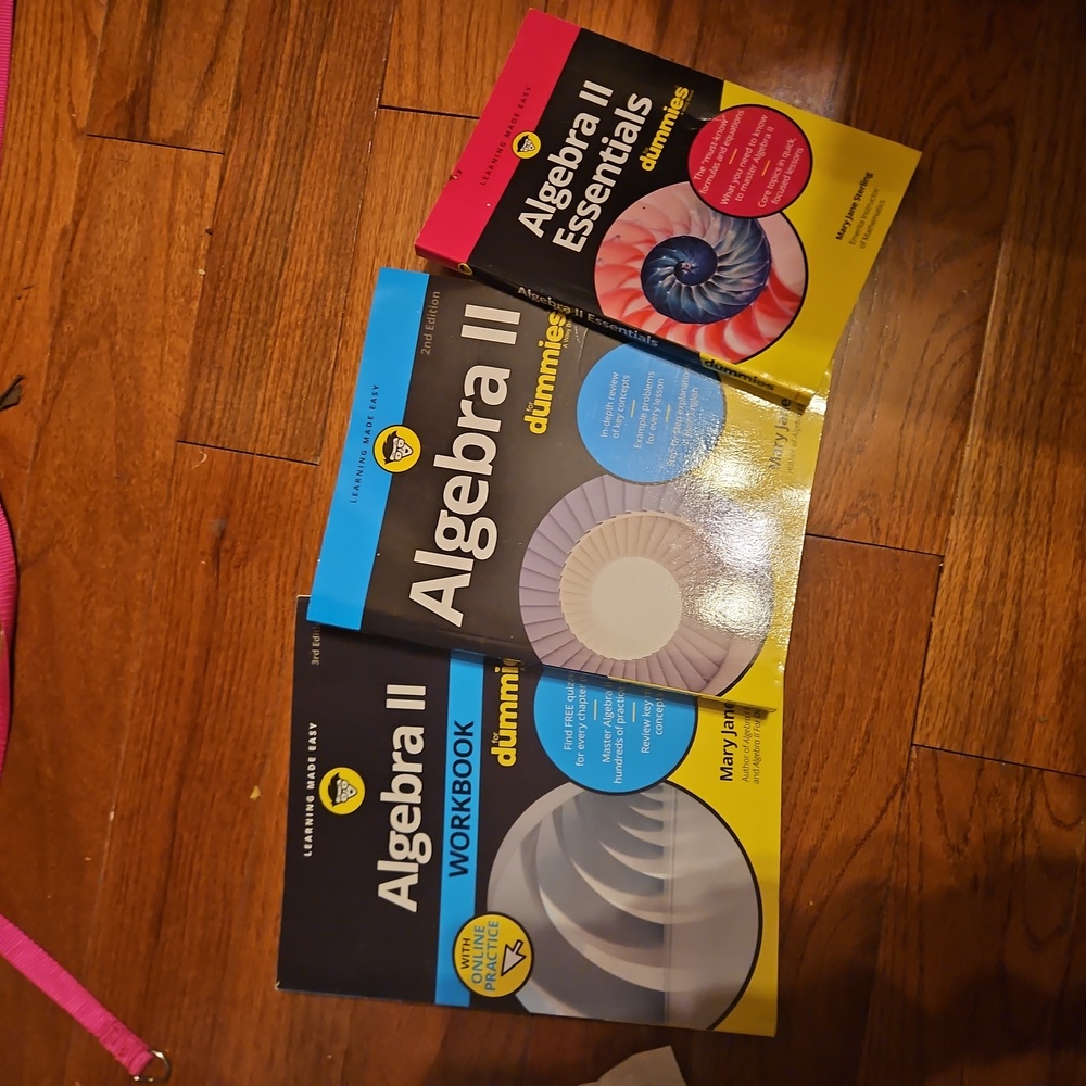 Algebra 2 II study Books Homeschool Highschool for Dummies